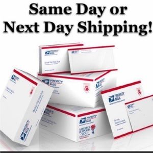 Same day or next day shipping
